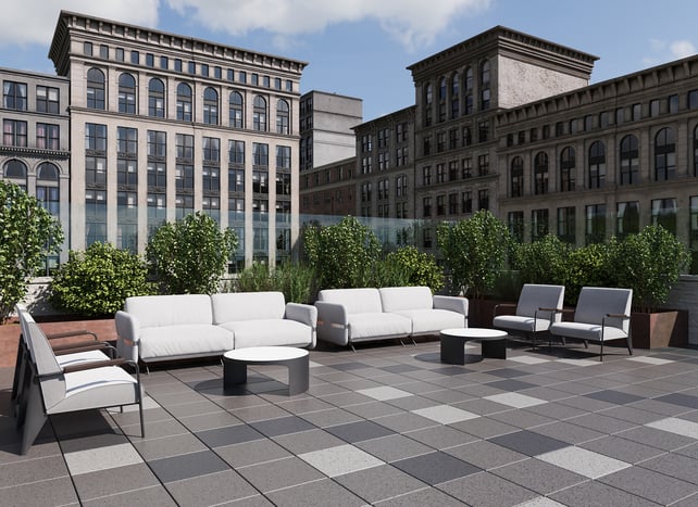 Rooftop Lounge in Stone Collection